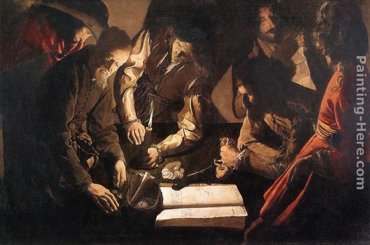 The Payment of Dues painting - Georges de La Tour The Payment of Dues art painting